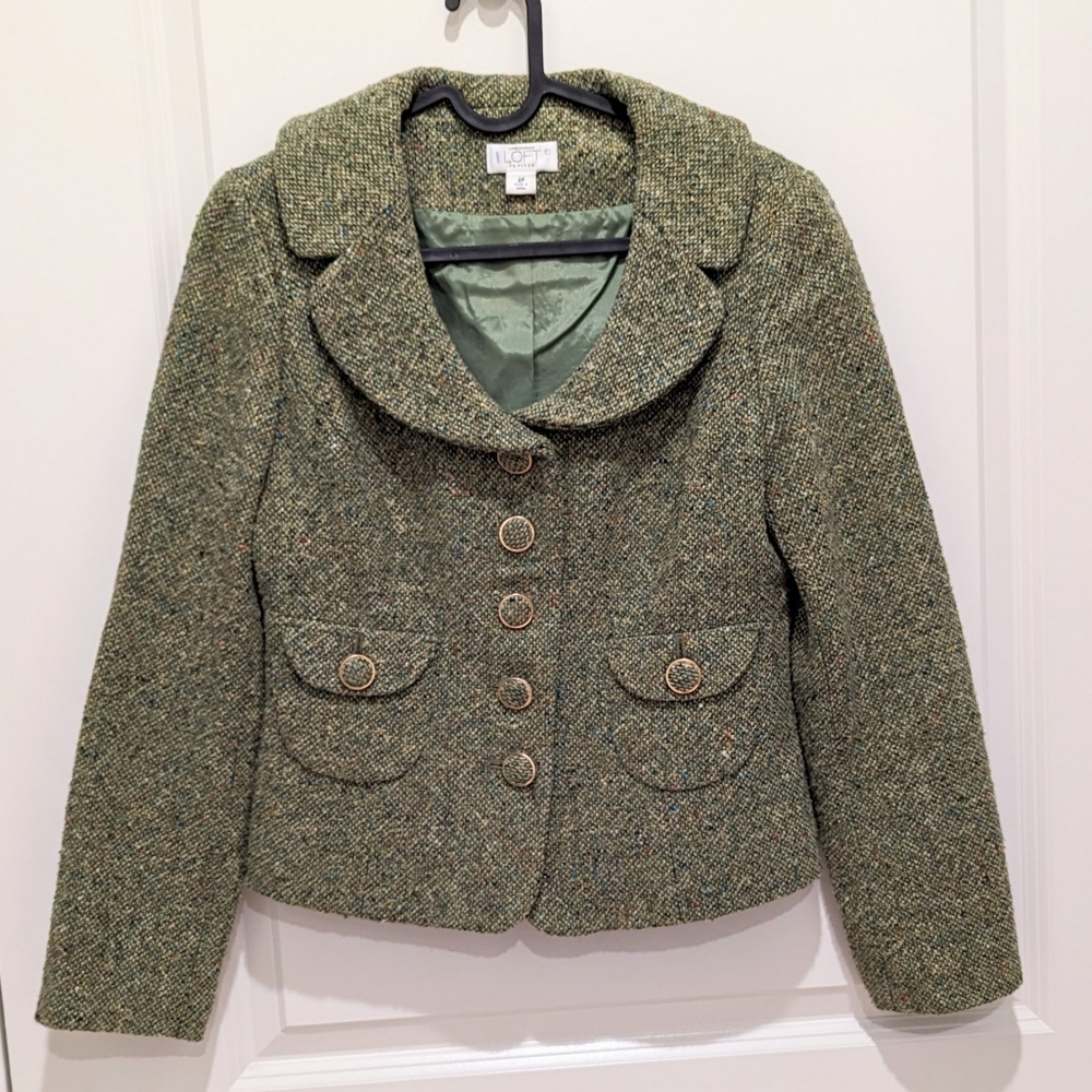 Loft wool blend blazer